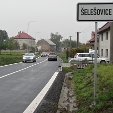 Byla ukonena rekonstrukce silnice eleovice  Olina